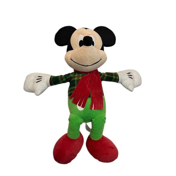 Disney Mickey Mouse Christmas Plush 19 inch Stuffed Animal Pal - Picture 1 of 5